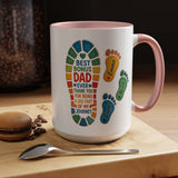 Personalized Bonus Dad Mug, Custom Stepdad Coffee Mug with Kids Names, Father's Day Gift for Bonus Father, Family Appreciation Cup