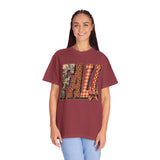 Patchwork Fall Shirt, Floral Leopard Plaid Autumn Graphic Tee, Coquette Bow Seasonal Gift for Women, Cozy Thanksgiving Outfit for Her