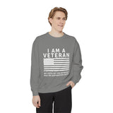 I Am a Veteran Sweatshirt, My Oath Has No Expiration Date Crewneck, Patriotic Military Gift, Veterans Day Pullover for Retired Soldier
