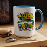 Personalized Pickleball Friends Mug, Custom Pickleball Team Coffee Mug with Names, Funny Pickleball Gift for Teammates and Best Friends