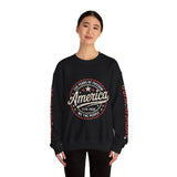 America 250 Sweatshirt, We The People Pullover, 1776 2026 USA Anniversary Top, Patriotic American Heritage Gift, Vintage Americana