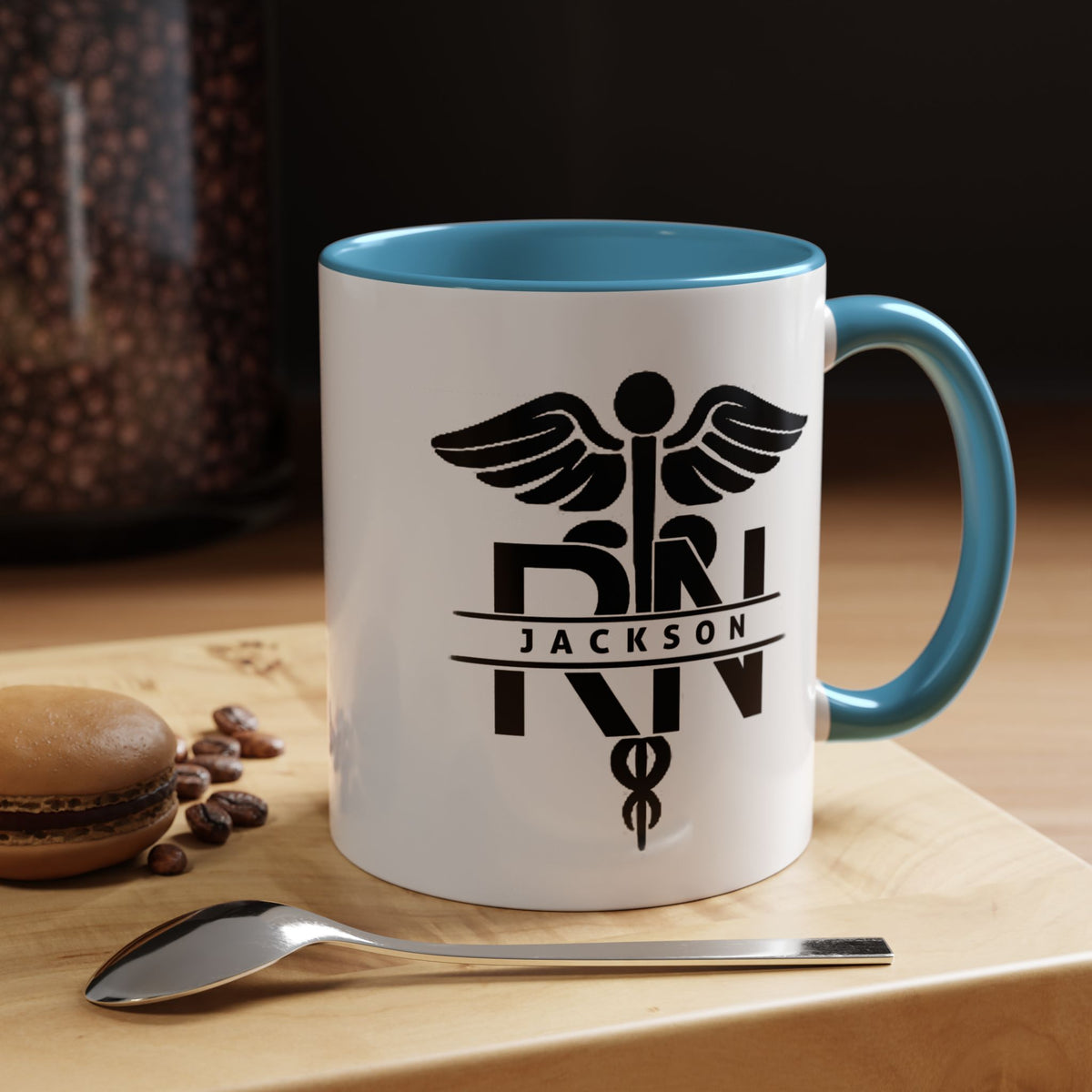Personalized RN Mug, Custom Registered Nurse Coffee Mug, RN Name Gift, Nursing Graduation Gift, Nurse Appreciation Cup