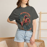Land of the Free 250 Years Strong Comfort Colors Shirt, America 250th Anniversary Tee, Patriotic Cowboy Graphic Shirt, USA 1776-2026
