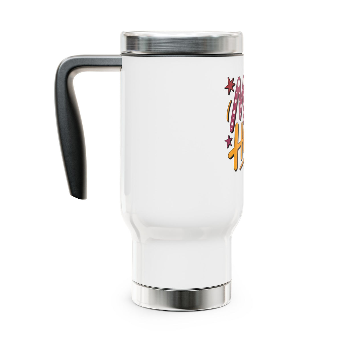 Mom Hood Stainless Steel Travel Mug, Funny Mom Coffee Cup, Motherhood Gift, Mom Life Drinkware, New Mom Gift, Birthday Gift for Mom
