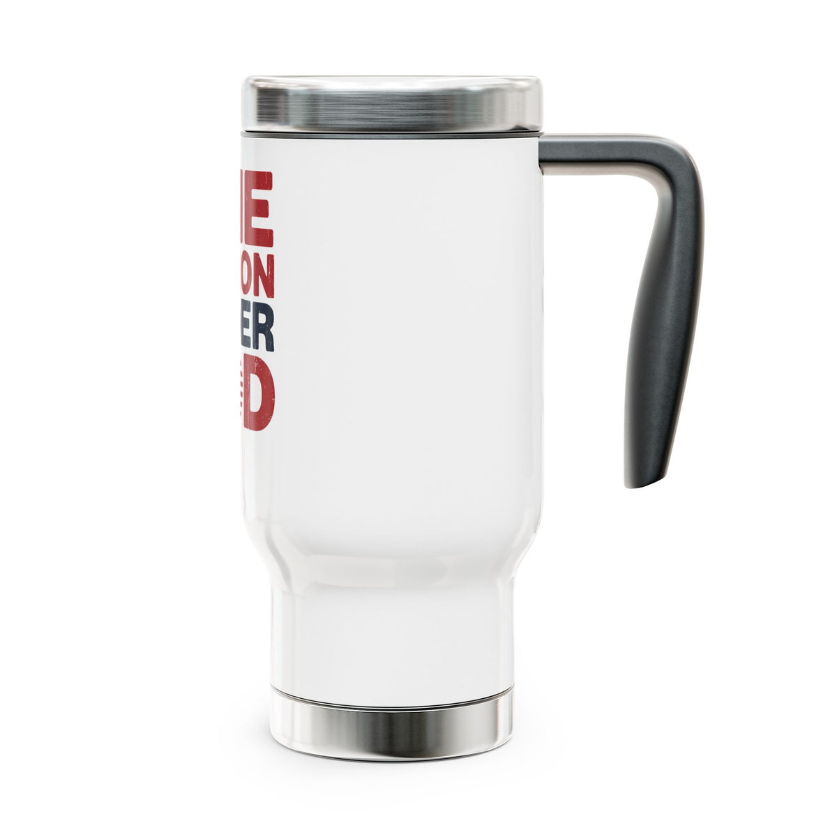 Patriotic Stainless Steel Travel Mug, One Nation Under God Coffee Cup, American Flag Drinkware, Faith Gift, USA Gift for Men and Women