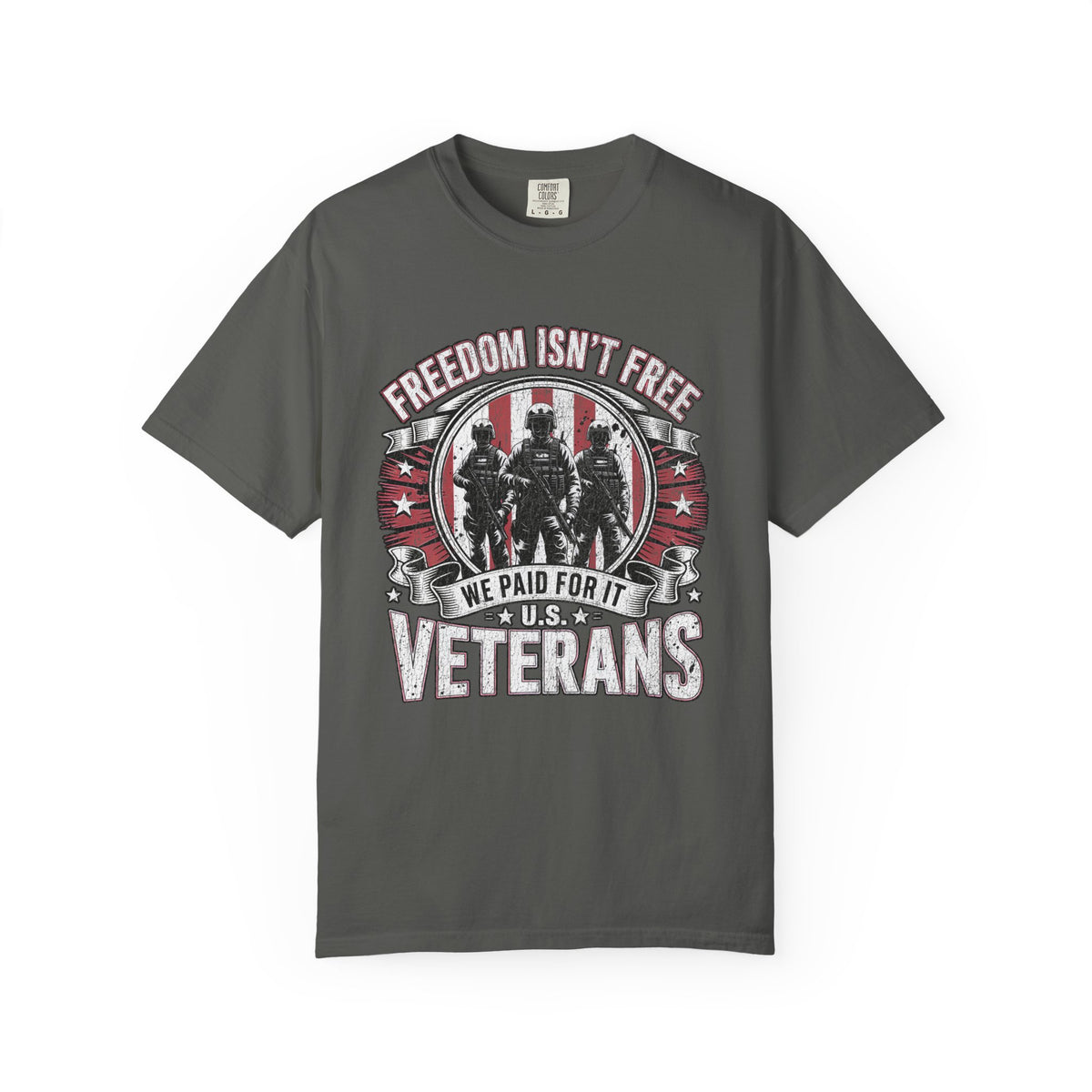 Freedom Isn't Free Veteran Shirt, Military Veteran T Shirt, U.S. Veterans Patriotic Tee, American Flag Military Gift, Veteran Pride Shirt