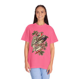 Winter Birds Graphic Shirt, Vintage Woodland T-Shirt for Bird Lovers, Festive Nature Tee, Cozy Christmas Gift for Birdwatchers and Moms