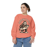 Keepin It Reel Comfort Colors Sweatshirt, Funny Fishing Sweatshirt, Bigfoot Fishing Shirt, Fisherman Gift for Men and Women