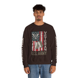 US Army Sweatshirt, Vintage Military Pullover, American Flag Army Top, Veteran Gift, Patriotic Military Clothing, Army Family Gift