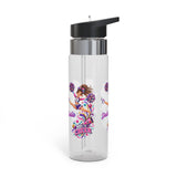Personalized Cheerleader Water Bottle for Girls, Custom Name 20oz Kids Cheer Bottle, BPA-Free Tritan School & Sports Bottle, Cheer Gift for Girls