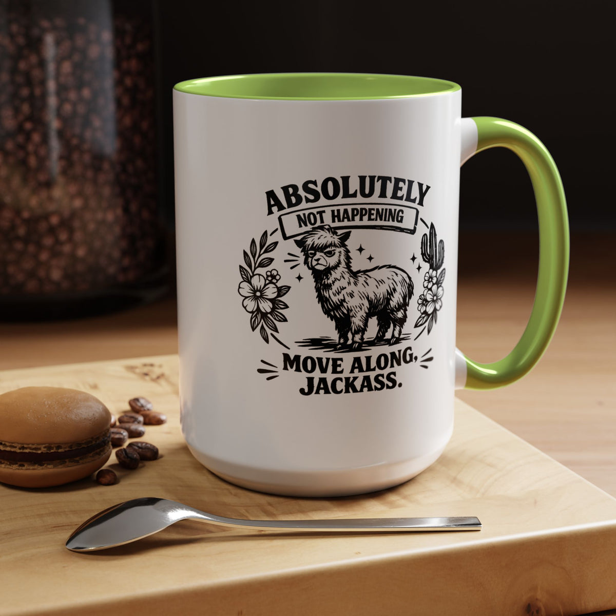 Funny Alpaca Coffee Mug, No Drama Llama Mug, Alpaca Lover Gift, Cute Sarcastic Animal Mug, Funny Coworker Coffee Cup