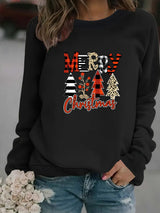 Printed pullover sweatshirt sweatshirt