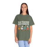 Funny Teacher Comfort Colors Shirt, Silly Teachers Build Character Tee, Teacher Appreciation Gift, Elementary School Teacher Shirt