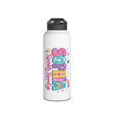 Personalized Kids Water Bottle, Custom Name School Bottle, Sparkle Squad Water Bottle, Back to School Gift for Girls, Sports Bottle