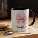 Personalized Nurse Mug, Custom Nurse Name Coffee Mug, Pink Stethoscope Gift, RN Appreciation Gift, Nurse Graduation Cup