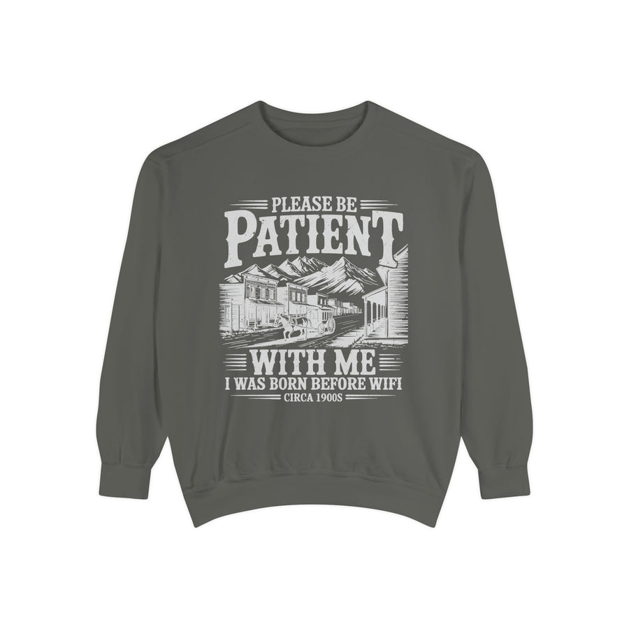 Please Be Patient With Me Sweatshirt, Mental Health Reminder Crewneck, Kindness Quote Sweatshirt, Comfort Gift for Friends