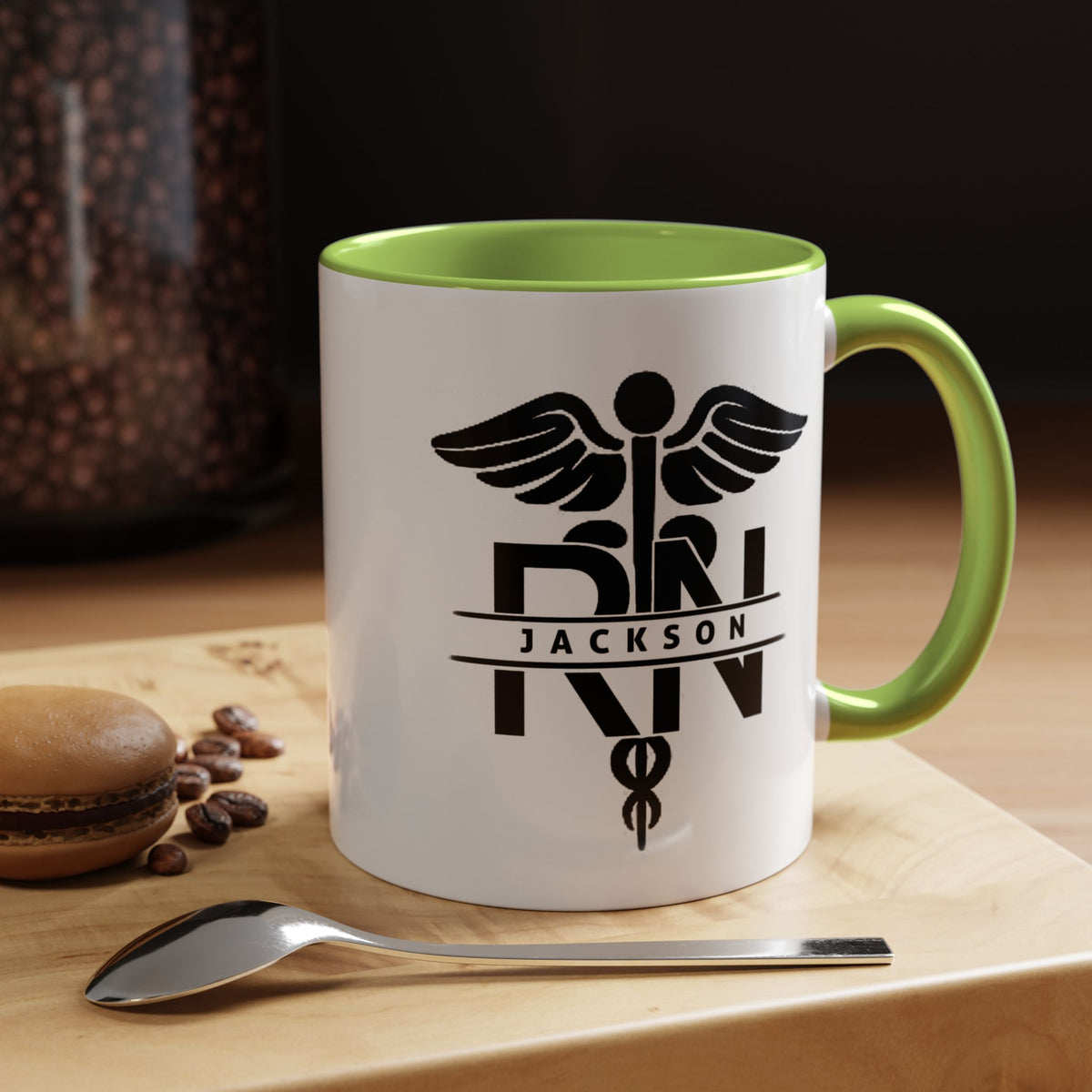 Personalized RN Mug, Custom Registered Nurse Coffee Mug, RN Name Gift, Nursing Graduation Gift, Nurse Appreciation Cup