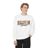 Halloween Season Sweatshirt, Leopard Plaid Pumpkin Letter Pullover, Cute Fall Gift for Women, Spooky October Outfit for Teachers and Moms