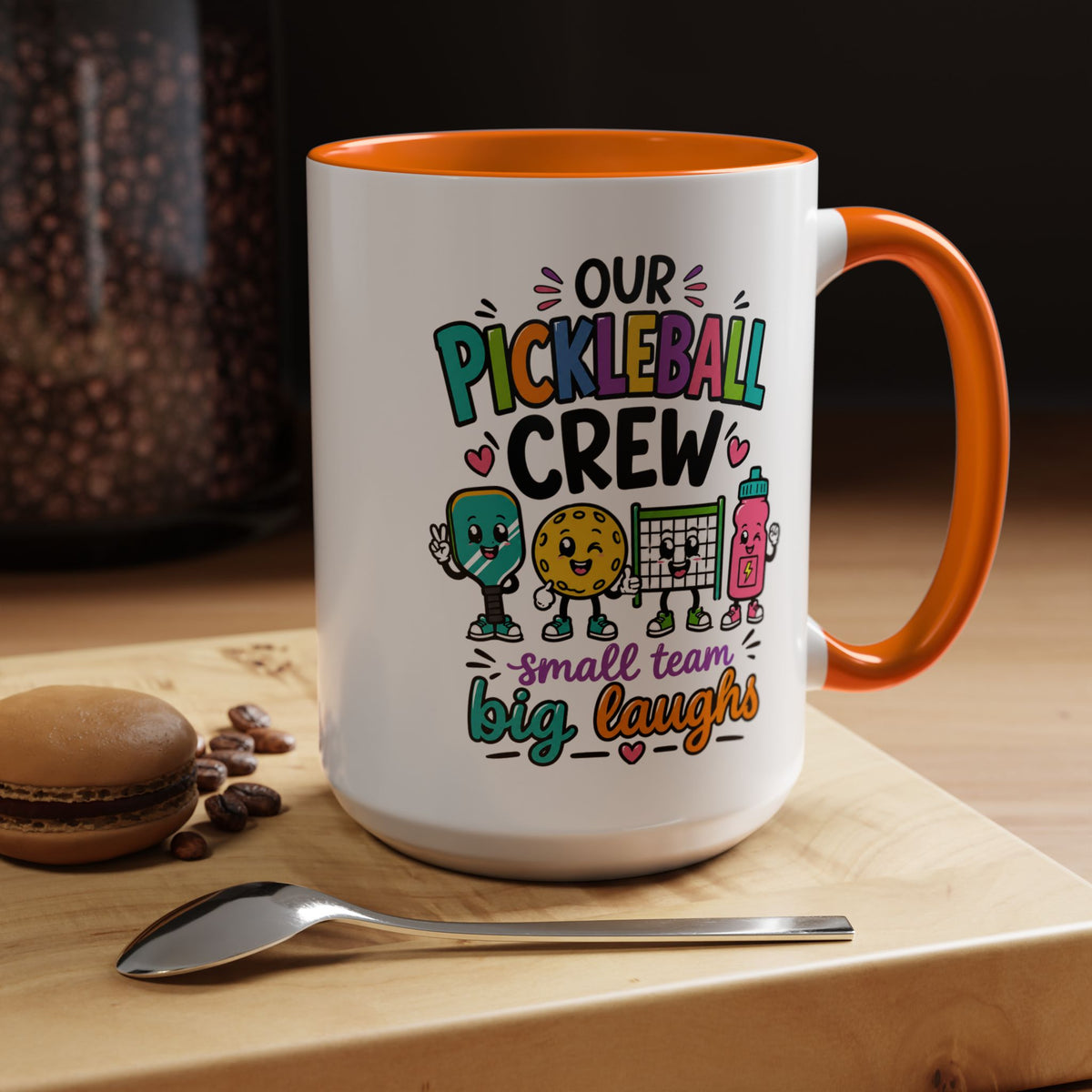 Funny Pickleball Team Mug, Our Pickleball Crew Coffee Mug, Pickleball Player Gift, Cute Sports Mug for Teammates and Friends