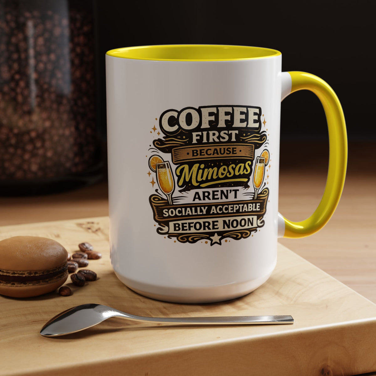 Coffee First Mimosa Later Mug, Funny Brunch Coffee Mug, Mimosa Lover Gift, Weekend Coffee Cup, Funny Drinking Humor Mug