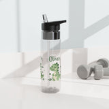 Dinosaur Personalized Water Bottle, Custom Name Drink Bottle, Adventure Gift, Kids School Bottle, Birthday Gift, Reusable Hydration Bottle