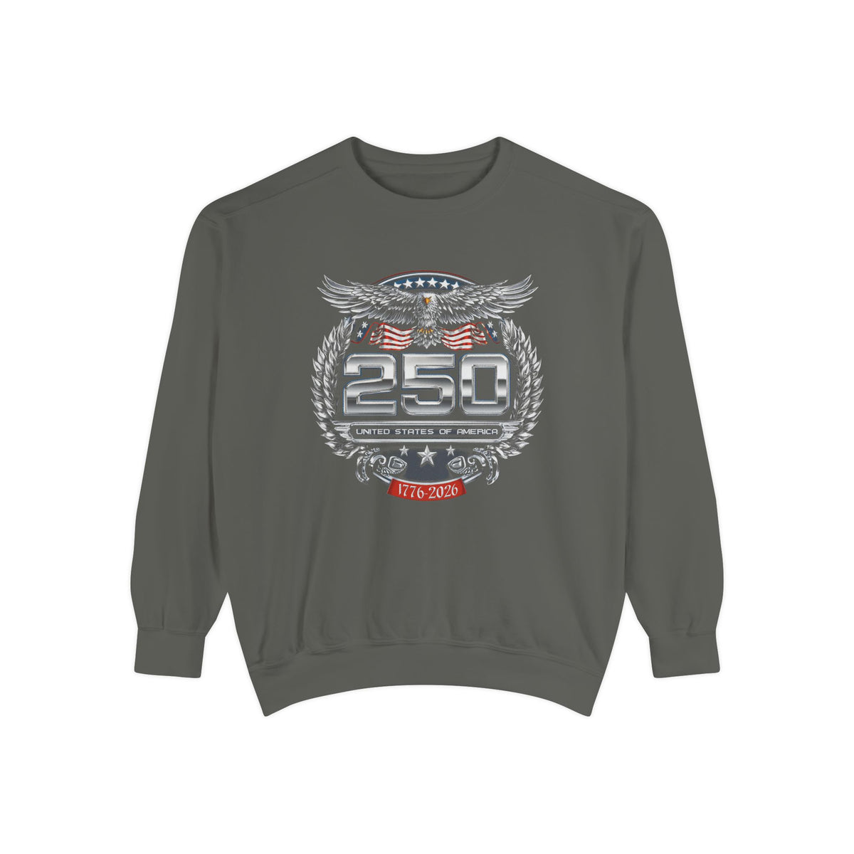 250 United States of America Sweatshirt, Patriotic USA Crewneck, America 250 Celebration Pullover, Fourth of July Gift