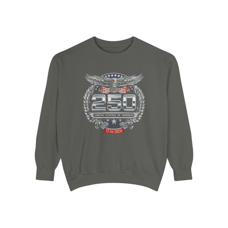 250 United States of America Sweatshirt, Patriotic USA Crewneck, America 250 Celebration Pullover, Fourth of July Gift