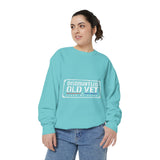 Disgruntled Old Vet Sweatshirt, Leave Me Alone Veteran Crewneck, Funny Military Gift for Retired Soldier, Sarcastic Grandpa Pullover