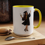 College Graduation Mug for Her, Female Graduate Coffee Cup, Congratulations Gift for Daughter, Sister or Best Friend, Senior Keepsake