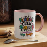 Funny Pickleball Team Mug, Our Pickleball Crew Coffee Mug, Pickleball Player Gift, Cute Sports Mug for Teammates and Friends
