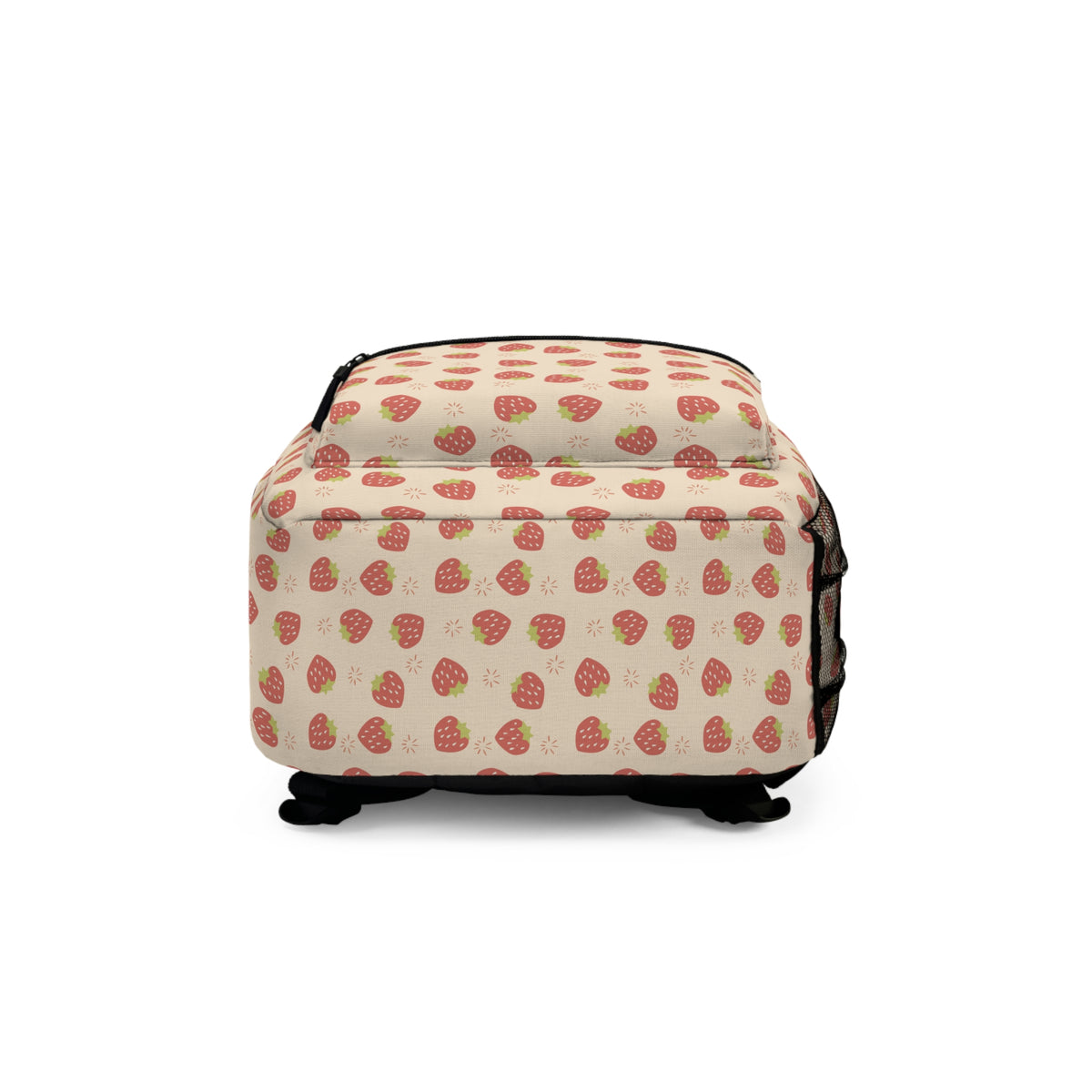 Personalized Strawberry Kids Backpack, Custom Name Girls School Bag, Cute Fruit Backpack, Back to School Book Bag, Preschool Gift