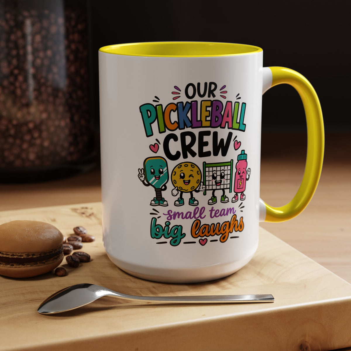 Funny Pickleball Team Mug, Our Pickleball Crew Coffee Mug, Pickleball Player Gift, Cute Sports Mug for Teammates and Friends