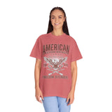 American Veteran Heritage Shirt, Freedom Defenders T-Shirt, Patriotic Eagle Gift, Veterans Day or Military Retirement Tee for Proud Veteran