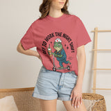 Night Shift Nurse Comfort Colors Shirt, Funny Nurse Frog Tee, Healthcare Worker Gift, RN CNA Nursing School Graduate Shirt