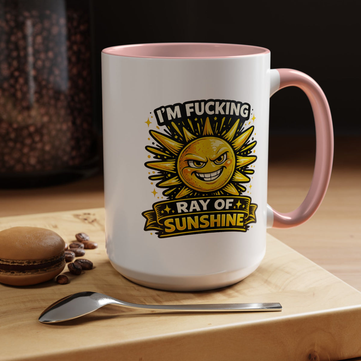 Funny Ray of Sunshine Mug, Sarcastic Sunshine Coffee Cup, Grumpy Personality Gift, Funny Coworker Mug, Humor Coffee Lover Gift