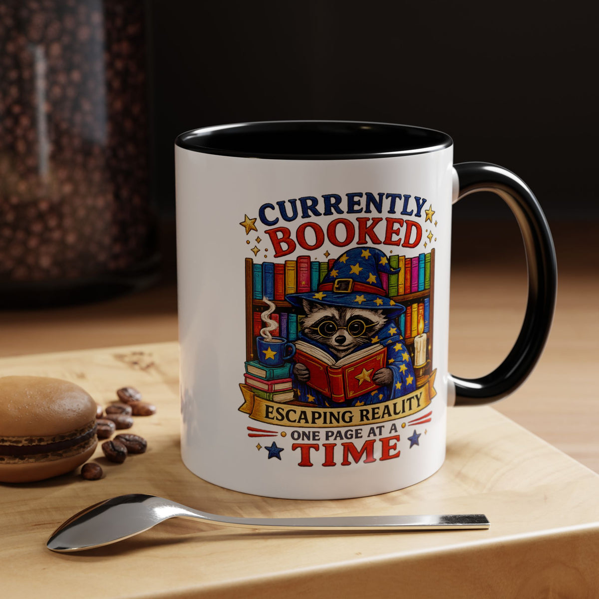 Currently Booked Reading Mug, Book Lover Coffee Mug, Funny Bookworm Gift, Reader Mug for Book Lovers, Cozy Literary Cup