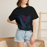 Patriotic Eagle Graphic T Shirt, America 250 Anniversary Tee, Vintage USA Flag Shirt, Fourth of July Americana Shirt for Men Women