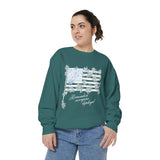 Military Deployment Comfort Colors Sweatshirt, Remember Everyone Deployed Crewneck, Patriotic Floral American Flag Sweatshirt, Support Our Troops Pullover