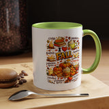 I Love Fall Coffee Mug, Cozy Autumn Pumpkin Spice Cup, Gift for Fall Lover, Book Reader, Teacher or Mom, Thanksgiving Kitchen Decor