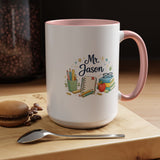 Personalized Teacher Mug, Custom Teacher Name Coffee Mug, Teacher Appreciation Gift, Classroom Teacher Gift, End of Year Present