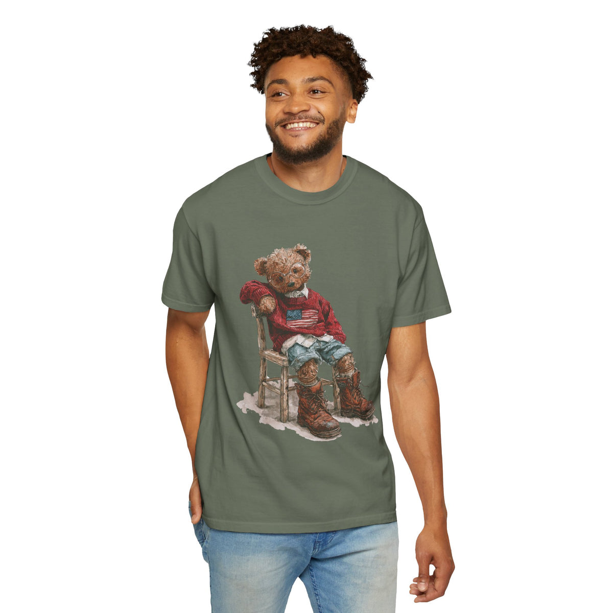Vintage Teddy Bear Graphic T Shirt, Cute Cowboy Bear Tee, Western Aesthetic Shirt, Retro Country Streetwear Top for Women