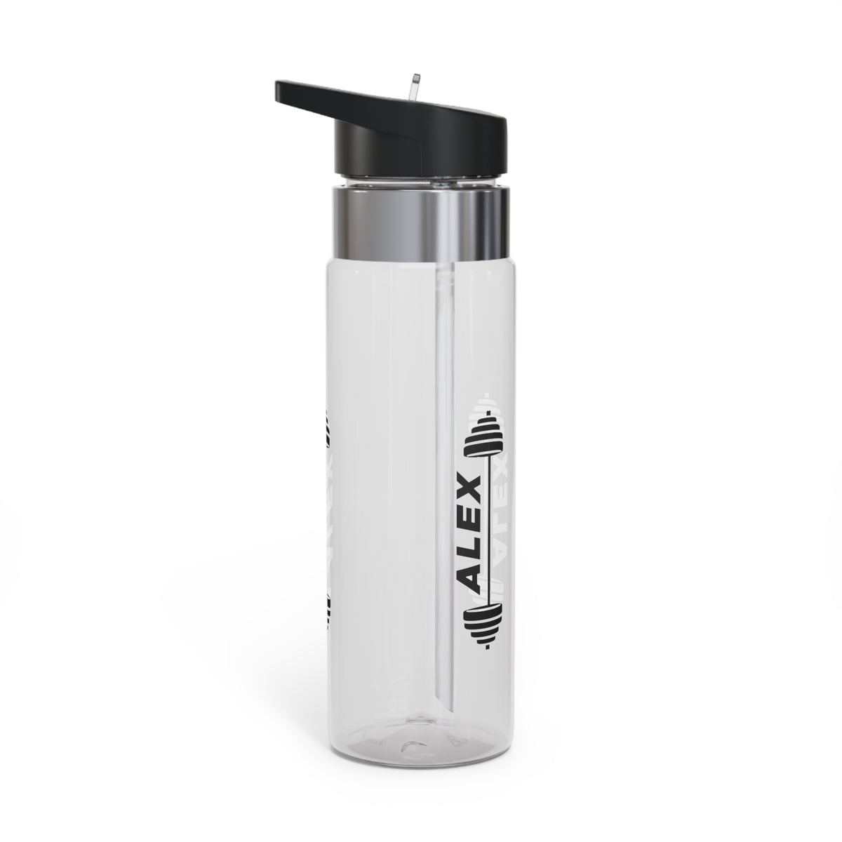 Custom Gym Water Bottle, Personalized Name Workout Bottle, Fitness Gift, Reusable Sports Drink Bottle, Birthday Gift, Hydration Bottle