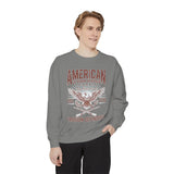 American Veteran Heritage Sweatshirt, Freedom Defenders Crewneck, Patriotic Eagle Gift, Veterans Day or Military Retirement Pullover