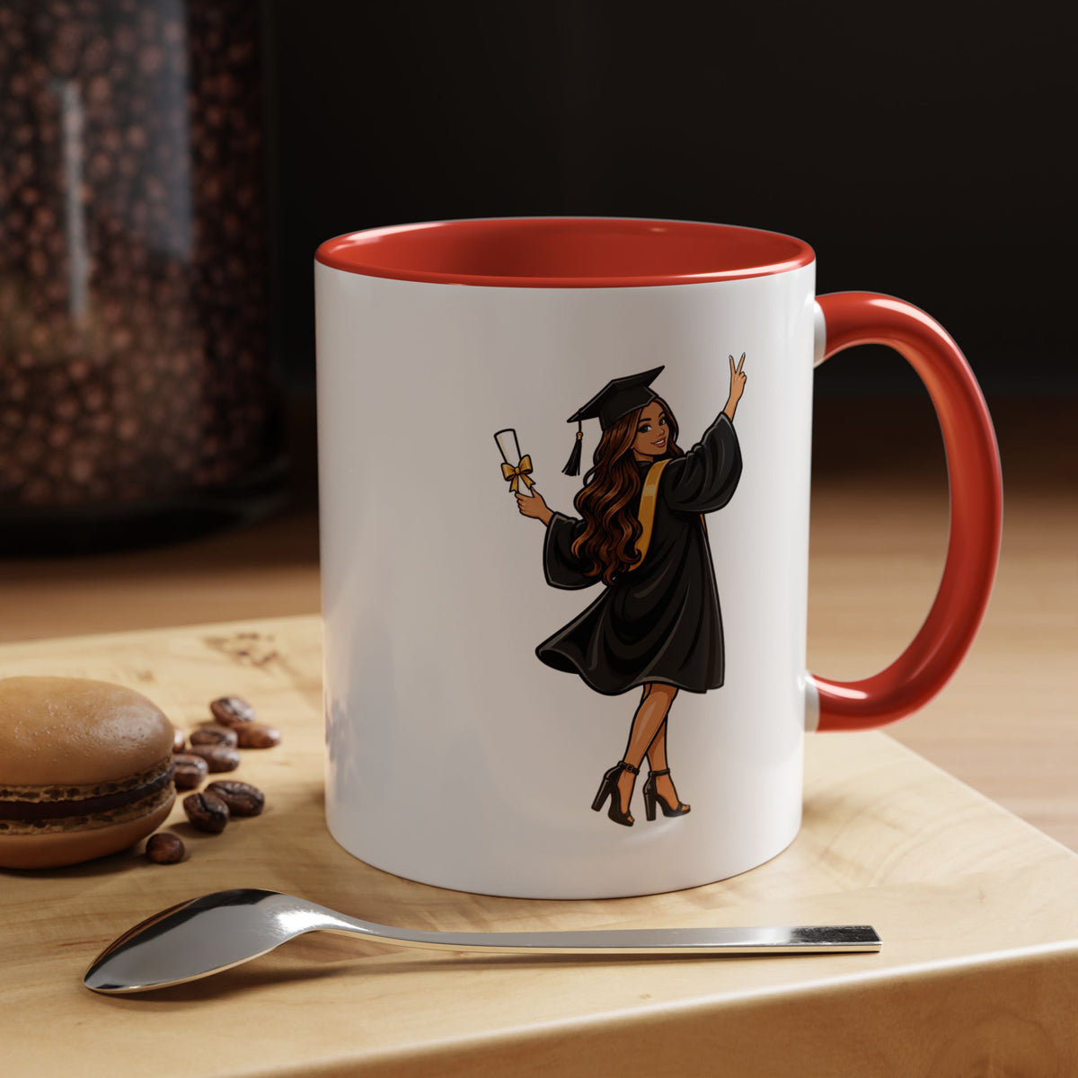College Graduation Mug for Her, Female Graduate Coffee Cup, Congratulations Gift for Daughter, Sister or Best Friend, Senior Keepsake