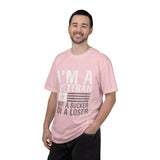 I'm a Veteran Not a Sucker or Loser Shirt, Bold Military T-Shirt, Patriotic Gift for Veteran, Veterans Day Tee, Retired Soldier Apparel