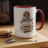 Funny Morning Coffee Mug, Don't Talk To Me Before My Morning Coffee Mug, Coffee Lover Gift for Women, Caffeine Humor Cup