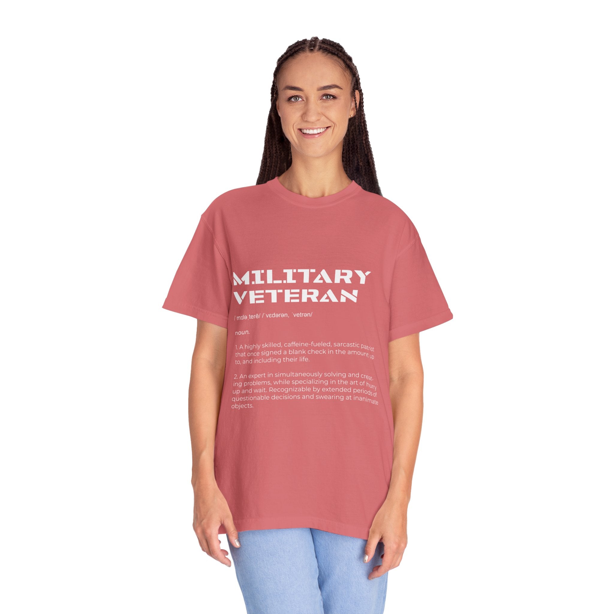 Military Veteran Definition Shirt, Funny Veteran T-Shirt, Sarcastic Armed Forces Gift, Retirement Tee for Soldier, Proud Service Member Top