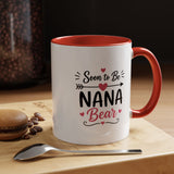 Soon to Be Nana Mug, Pregnancy Announcement Coffee Cup, New Grandma Gift from Daughter, Baby Reveal Keepsake for Mothers Day or Birthday