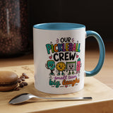 Funny Pickleball Team Mug, Our Pickleball Crew Coffee Mug, Pickleball Player Gift, Cute Sports Mug for Teammates and Friends