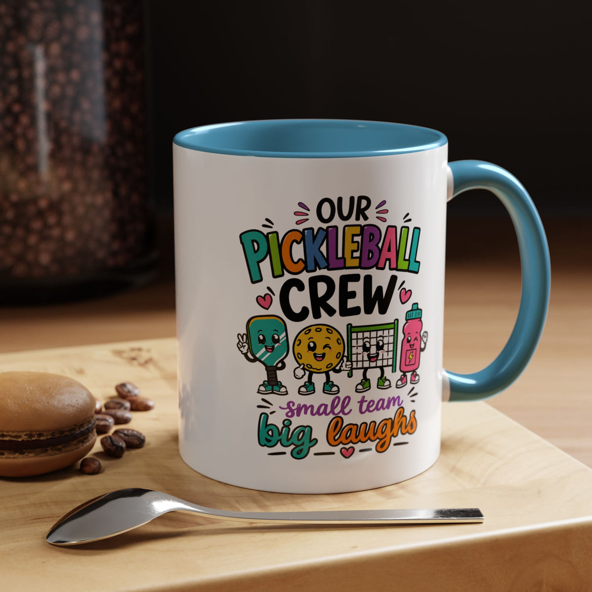 Funny Pickleball Team Mug, Our Pickleball Crew Coffee Mug, Pickleball Player Gift, Cute Sports Mug for Teammates and Friends